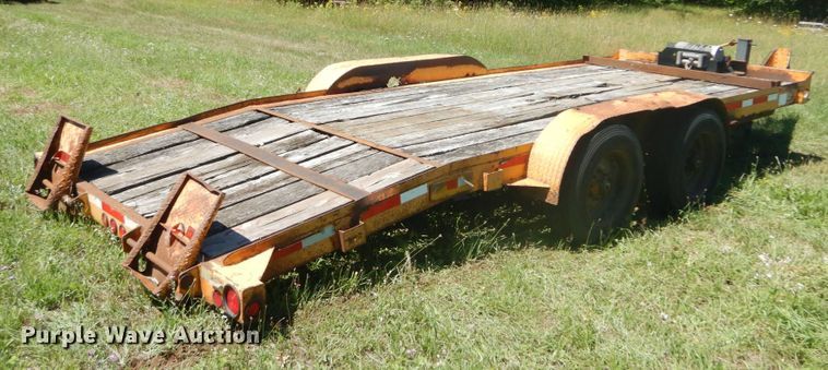 image for item DH5145 1991 Butler tilt deck equipment trailer