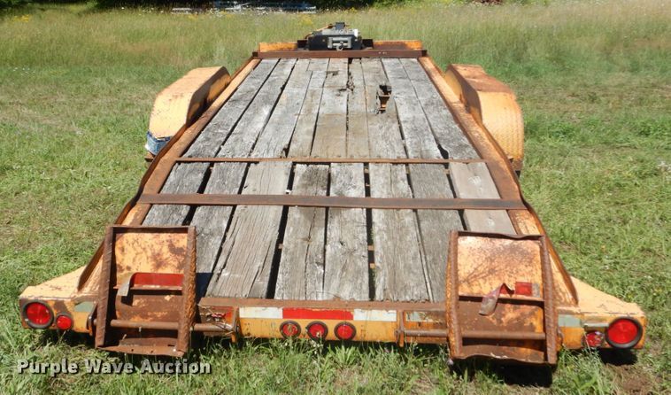image for item DH5145 1991 Butler tilt deck equipment trailer