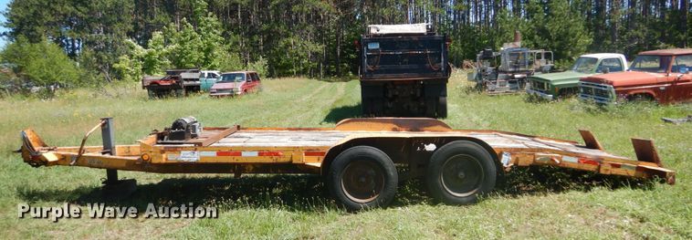 image for item DH5145 1991 Butler tilt deck equipment trailer