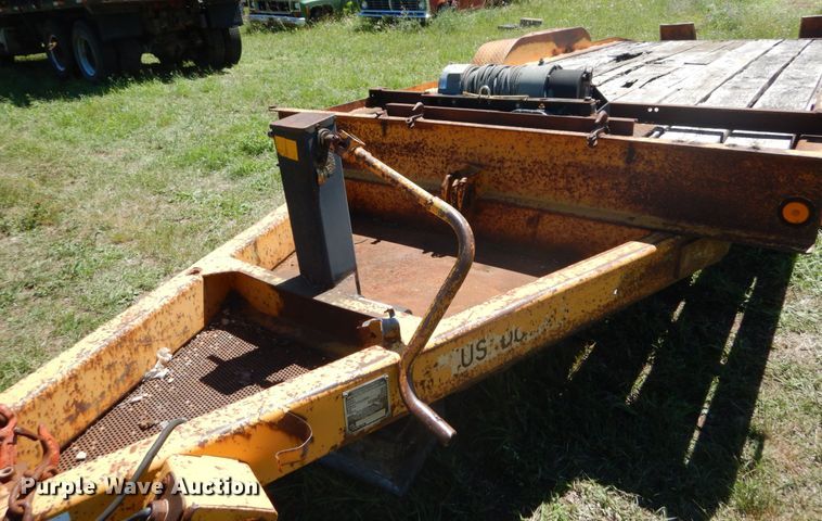 image for item DH5145 1991 Butler tilt deck equipment trailer