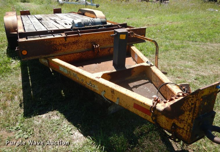 image for item DH5145 1991 Butler tilt deck equipment trailer