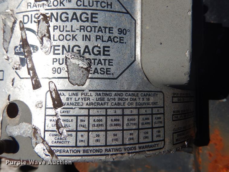 image for item DH5145 1991 Butler tilt deck equipment trailer