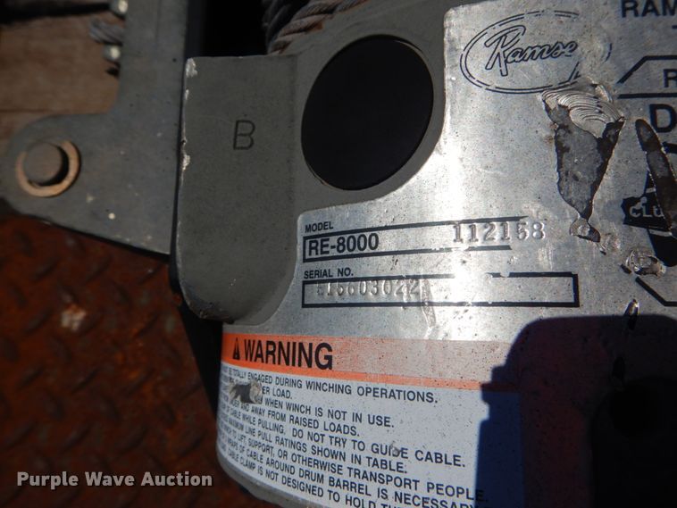 image for item DH5145 1991 Butler tilt deck equipment trailer