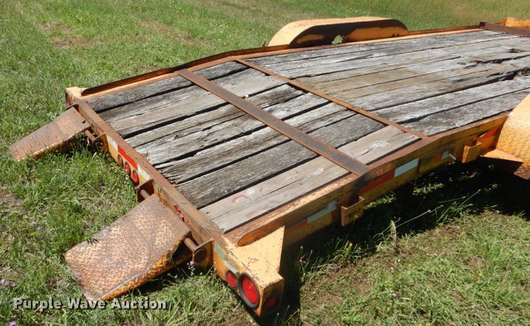 image for item DH5145 1991 Butler tilt deck equipment trailer