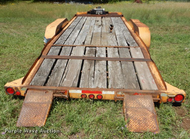 image for item DH5145 1991 Butler tilt deck equipment trailer