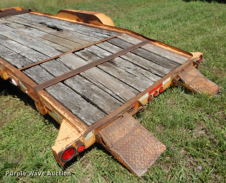 image for item DH5145 1991 Butler tilt deck equipment trailer
