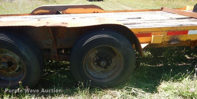 image for item DH5145 1991 Butler tilt deck equipment trailer