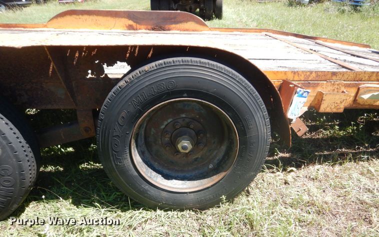 image for item DH5145 1991 Butler tilt deck equipment trailer