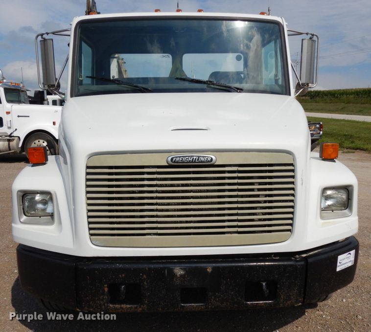 image for item DH6571 1998 Freightliner FL60  utility truck with crane