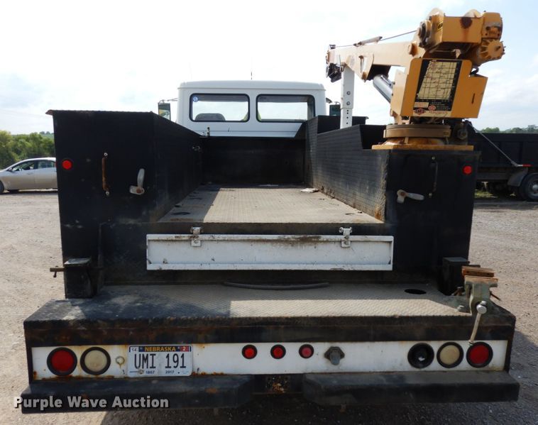 image for item DH6571 1998 Freightliner FL60  utility truck with crane