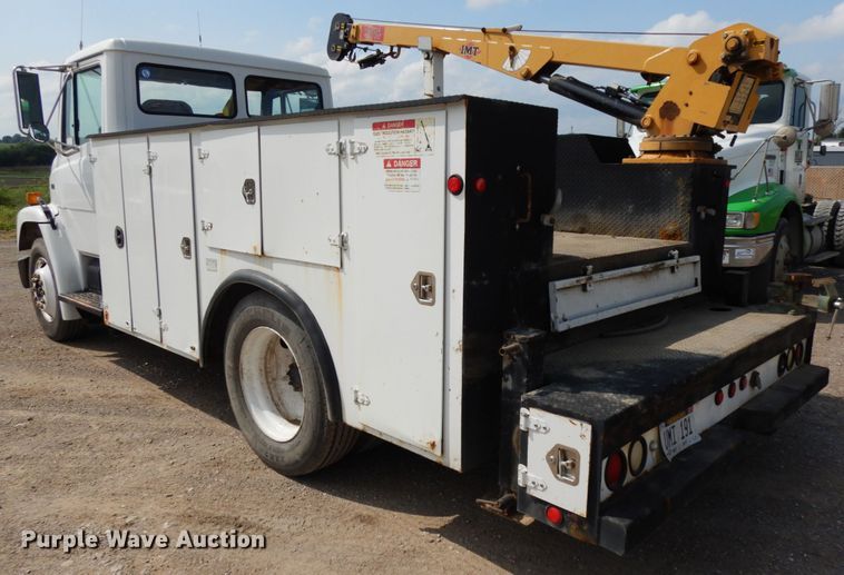 image for item DH6571 1998 Freightliner FL60  utility truck with crane