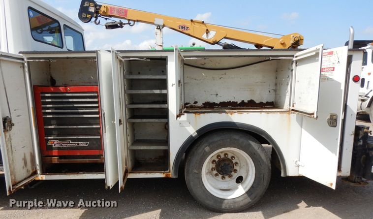 image for item DH6571 1998 Freightliner FL60  utility truck with crane