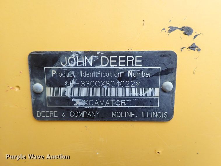 image for item DI4594 2005 John Deere 330C LC  excavator