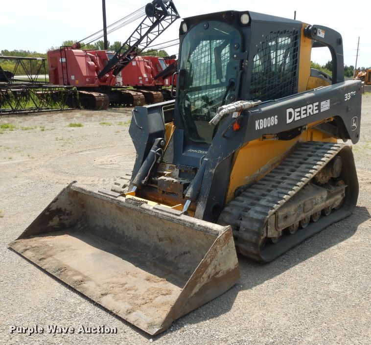 image for item DJ3486 2014 John Deere 333E  tracked skid steer loader