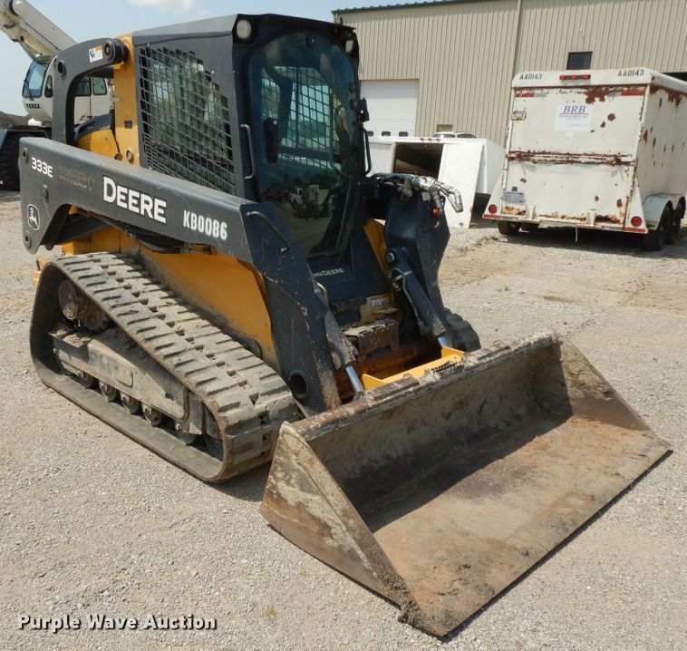 image for item DJ3486 2014 John Deere 333E  tracked skid steer loader
