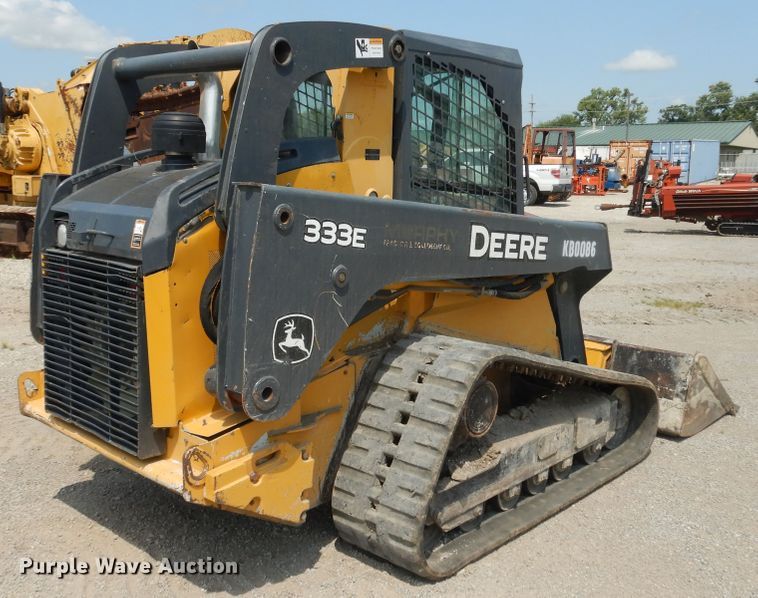 image for item DJ3486 2014 John Deere 333E  tracked skid steer loader