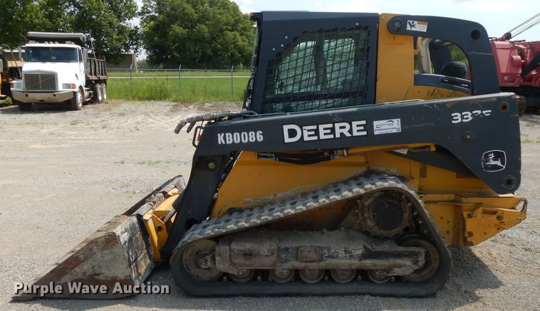 image for item DJ3486 2014 John Deere 333E  tracked skid steer loader