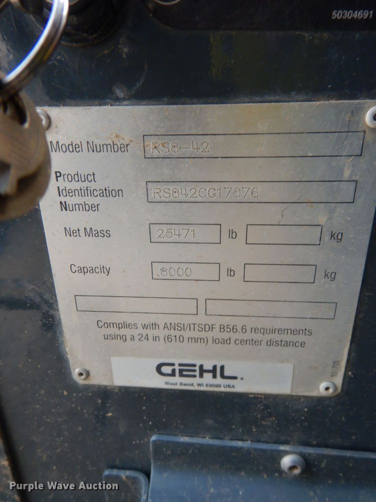 image for item DJ4347 Gehl RS8-42  telehandler