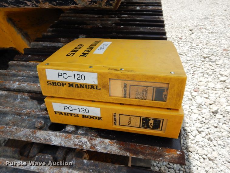 image for item DJ4351 1987 Komatsu PC120  excavator