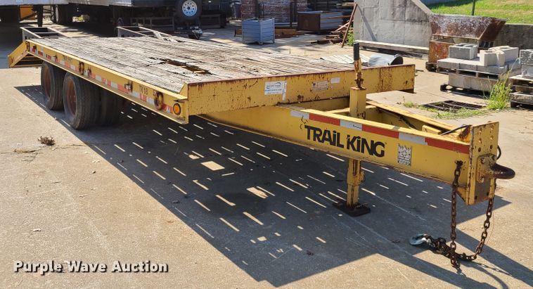 image for item EL9908 1997 Trail King TK18-2200 equipment trailer