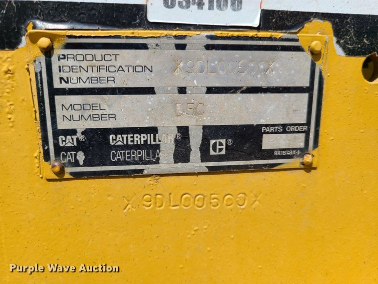 image for item EL9911 1994 Caterpillar D5C  dozer