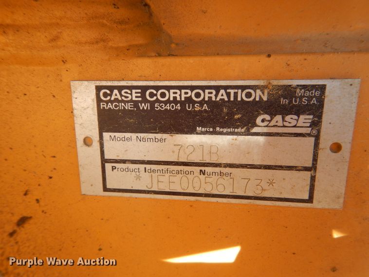 image for item FK9418 1998 Case 721B  wheel loader