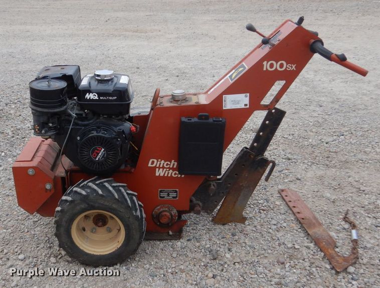 Ditch Witch 100SX cable plow in Pella, IA Item FK9495 sold Purple Wave