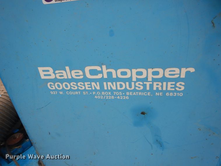 image for item FK9496 Goosen BCG-2 bale chopper