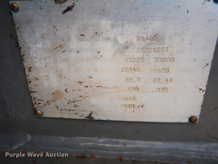 image for item FT9035 2010 Terex TA400   haul truck