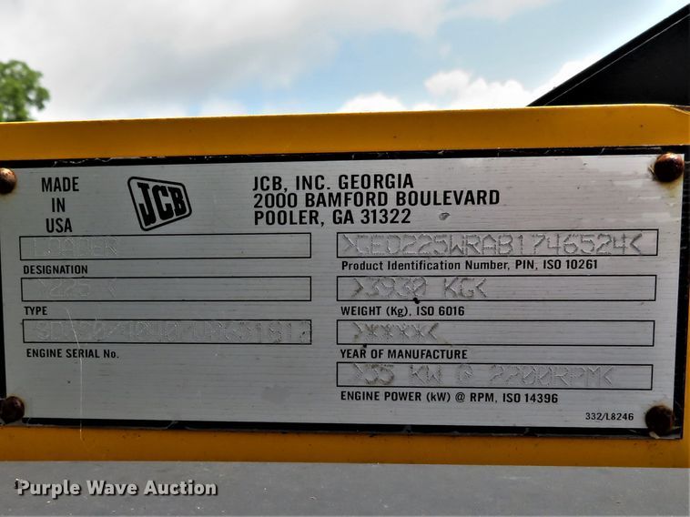 image for item GI9181 JCB 225  skid steer loader