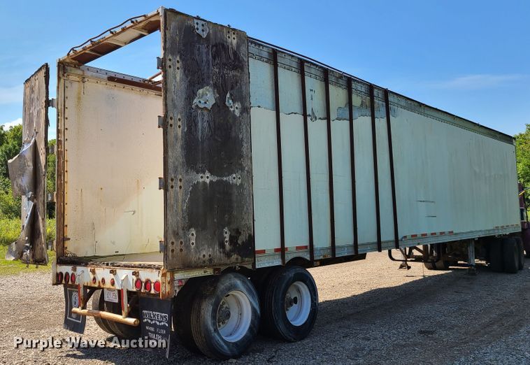image for item GP9222 1988 Wilkens OK2LA56VCFY walking floor trailer