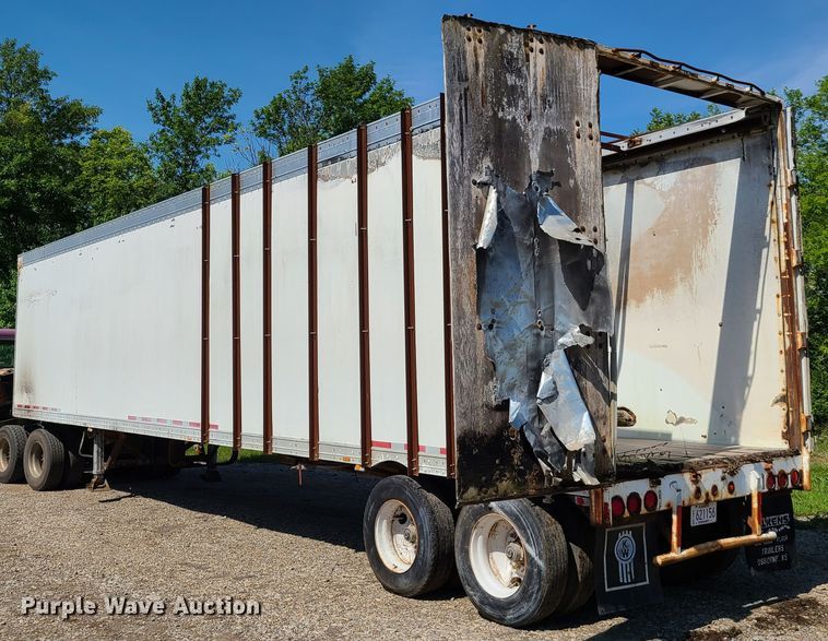 image for item GP9222 1988 Wilkens OK2LA56VCFY walking floor trailer