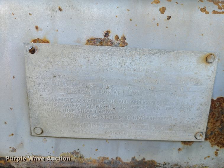 image for item GP9224 1985 Fruehauf ND2-F2-22-T end dump trailer