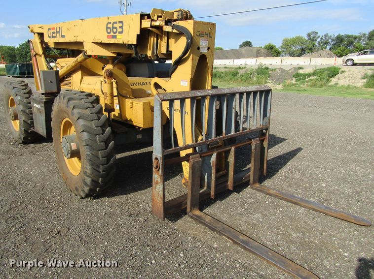 image for item GQ9055 1993 Gehl 663  telehandler