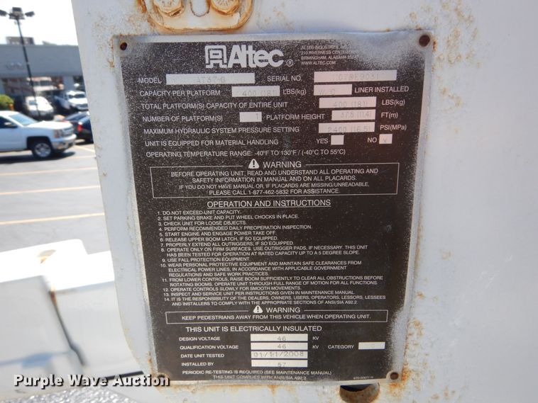 image for item GV9171 2008 Ford F550 Super Duty XL  bucket truck