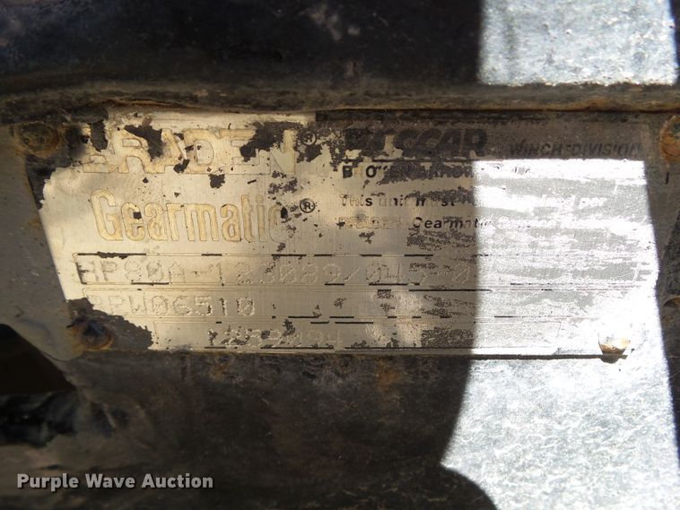 image for item GX9164 Braden HP80A-123089/045-0 Paccar Gearmatic winch