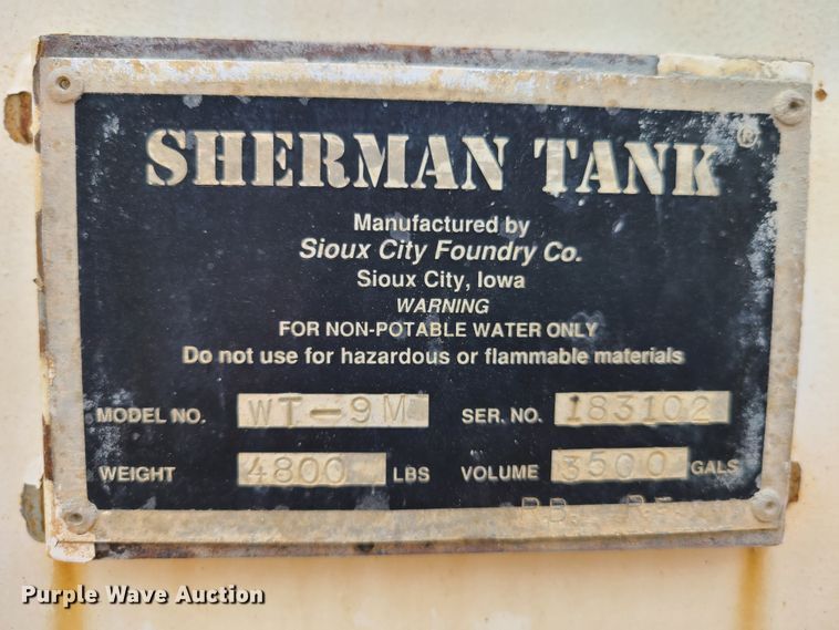 image for item GX9297 1995 Ford L8000  tank truck