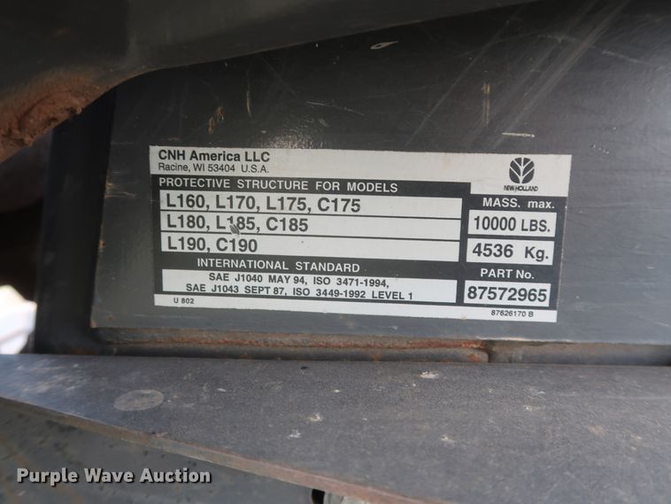 image for item HT9645 2007 New Holland L160  skid steer loader