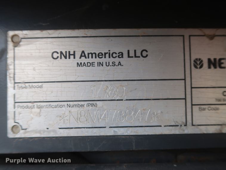image for item HT9645 2007 New Holland L160  skid steer loader