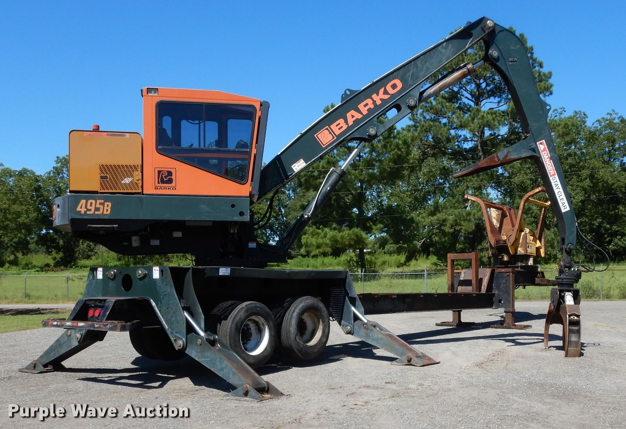 2016 Barko 495B log loader in Whigham, GA Item DG6872 sold Purple Wave