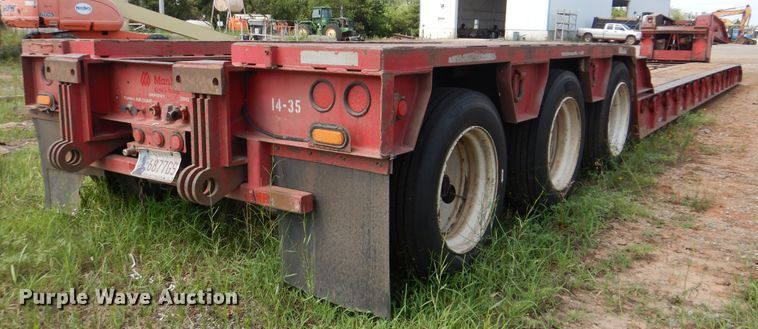 image for item DI0294 2000 Atoka 06-RGN-50-3 lowboy equipment trailer