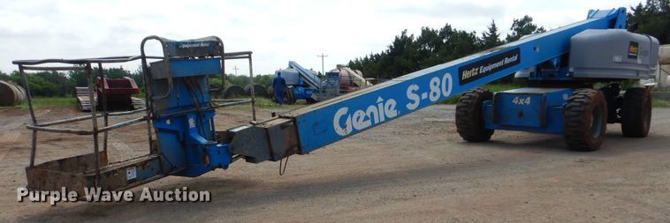image for item DI0296 2008 Genie S-80  boom lift