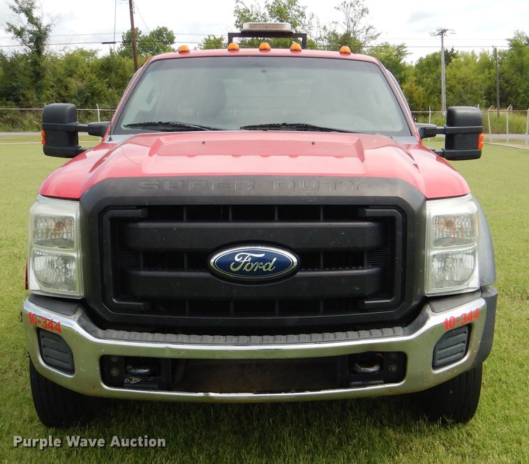 image for item DI0306 2012 Ford F550 Super Duty SuperCab flatbed truck