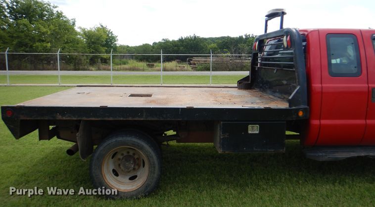 image for item DI0306 2012 Ford F550 Super Duty SuperCab flatbed truck