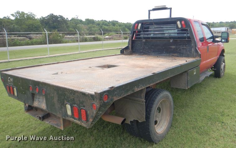 image for item DI0306 2012 Ford F550 Super Duty SuperCab flatbed truck