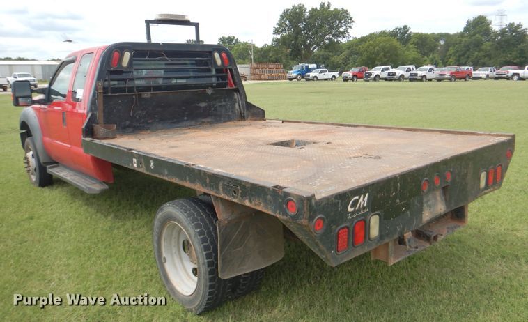 image for item DI0306 2012 Ford F550 Super Duty SuperCab flatbed truck