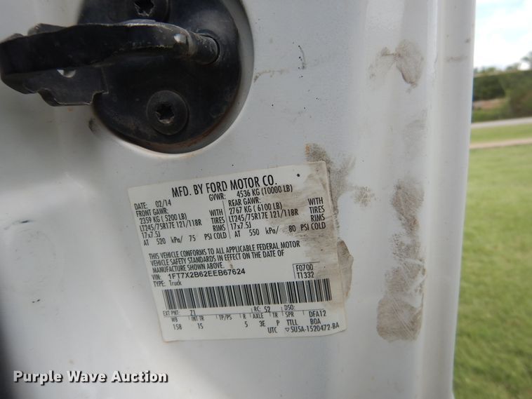 image for item DI0324 2014 Ford F250 Super Duty  SuperCab pickup truck