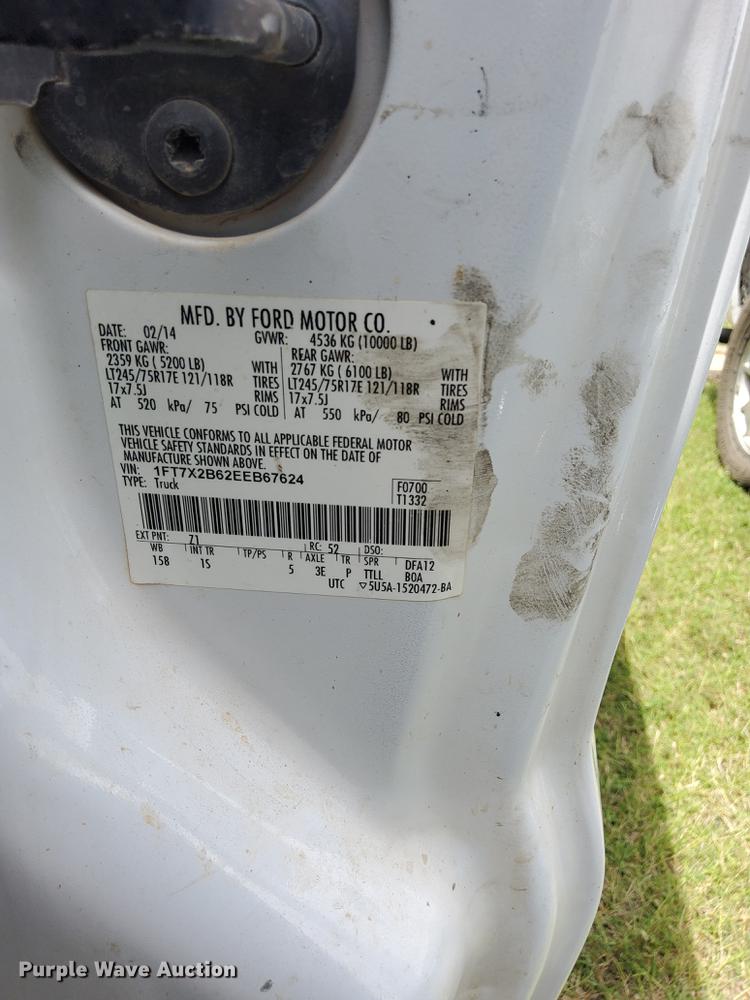 image for item DI0324 2014 Ford F250 Super Duty  SuperCab pickup truck