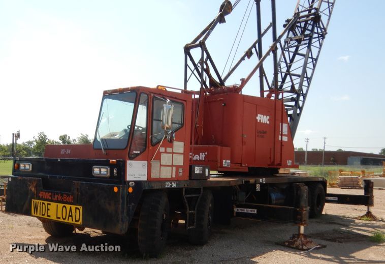 image for item HB9373 1997 FMC Link Belt HC-108C  truck crane