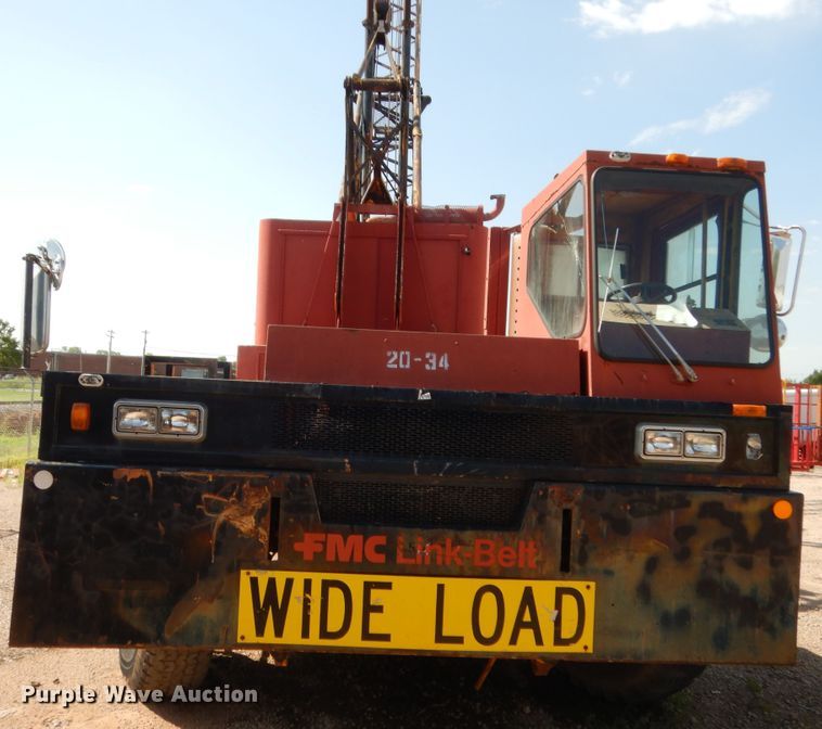 image for item HB9373 1997 FMC Link Belt HC-108C  truck crane